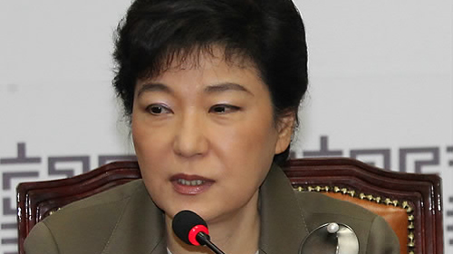 박근혜 "대통령 탈당, 해법 아니다"