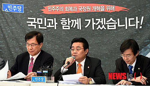 민주, '3자회담' 총력준비…채동욱·국정원 집중