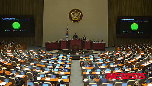 공무원연금법 국회 본회의 통과…59개 법안 처리