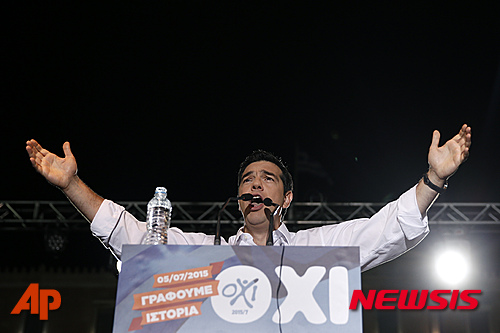 그리스 총리, OXI표 단속…"유언비어 무시해라"