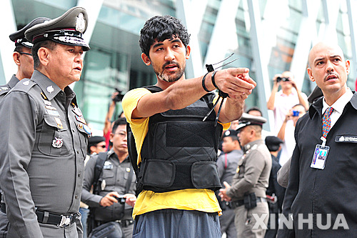 태국 경찰, 방콕 폭탄테러 용의자 현장검증 실시