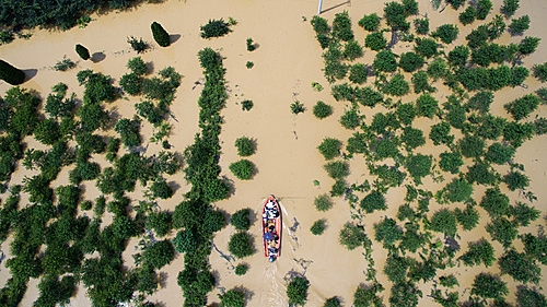 중국, 10개 성급 지역 극심한 폭우 피해…59명 사망·실종