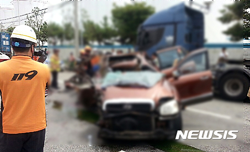 일가족 4명 사망 SUV 추돌사고…급발진 등 차량 결함 확인 불가