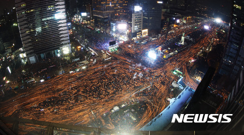 '박근혜 퇴진' 5차 촛불집회 종료…190만 시위에 연행자 '0'