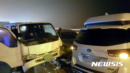 '도로결빙·안개' 광주·전남 곳곳서 대형 교통사고