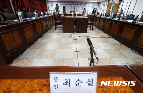 최순실, '구치소 청문회'도 거부…의원들 "감방가서 대면해야"