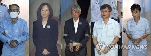 '블랙리스트' 김기춘 징역 3년…조윤선 집행유예 석방