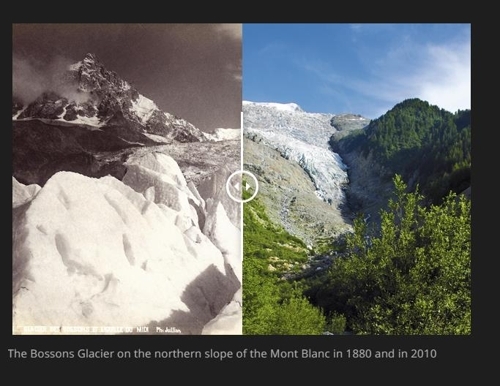 점점 녹는 스위스 알프스 빙하…금세기말 사라질 수도