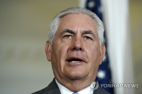 틸러슨 미국 국무 "북한 미사일 발사 무모…중·러도 행동하라"