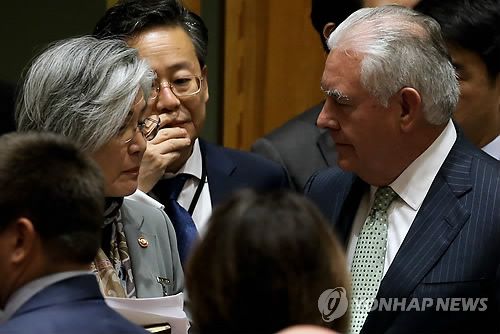 한미 외교장관 회동…'김정은 성명' 의견 교환