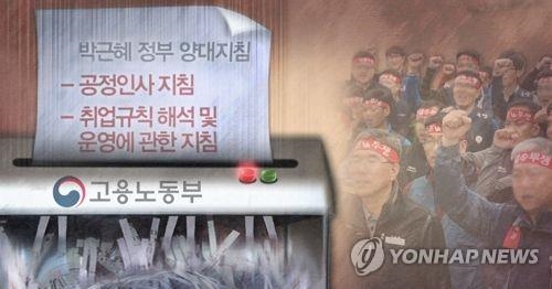 한국당, 양대 노동지침 폐기 맹공…"근로자만 생각하는 정권"