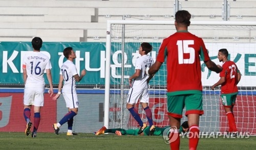 한국 축구, '1.5군' 모로코 평가전서 1-3 완패…유럽원정 2연패