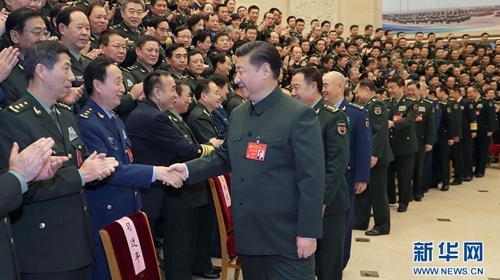 시진핑, 집권 2기 시작하자마자 군부 회동…강군몽 실현 강조