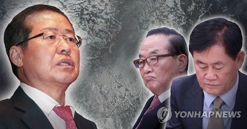 홍준표, '박 출당' 속도조절 "최고위원들과 협의"…정 "표결 피해야"