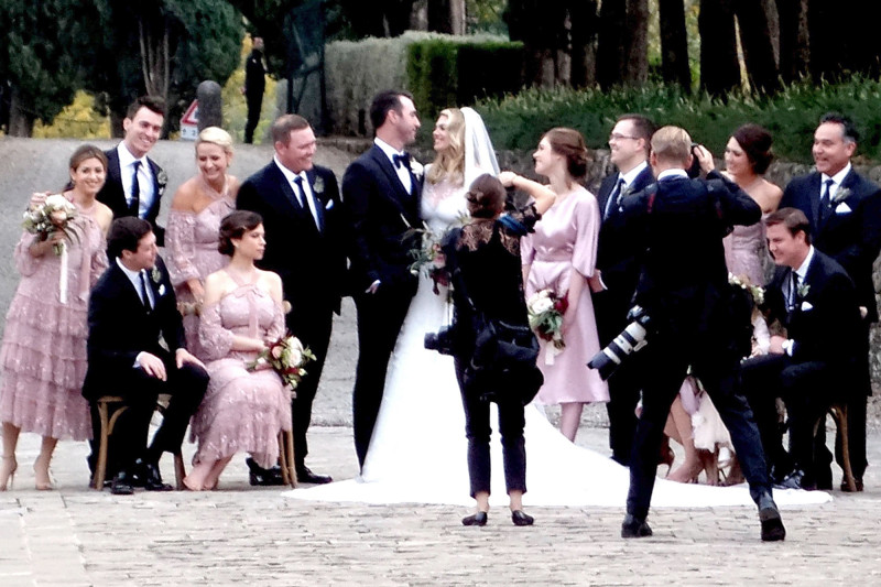 [할리우드IS] 저스틴 벌랜더♥케이트 업튼, 동화처럼 아름다운 결혼식