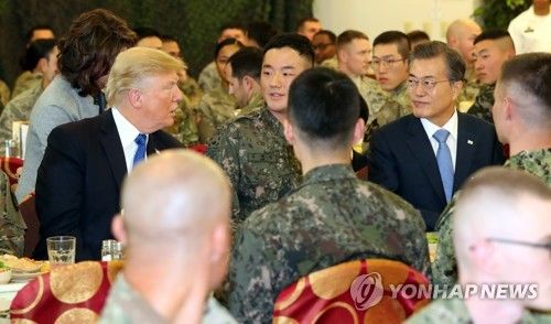 트럼프 "한국과 위대한 협력…미 일자리 만들러 여기 왔다"