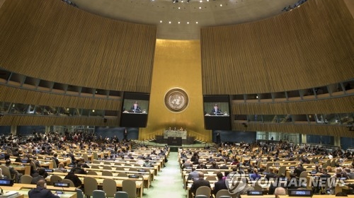 유엔,'평창올림픽 휴전결의' 채택…"일체의 적대행위 중단" 촉구