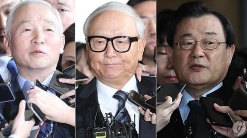박근혜 정권 국정원장 3명 '운명의 날'…구속여부 오늘밤 결정