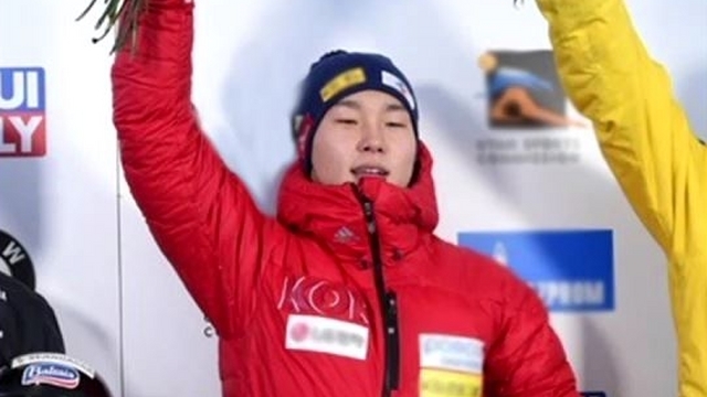윤성빈, '스켈레톤 황제' 꺾고 금메달…평창 청신호