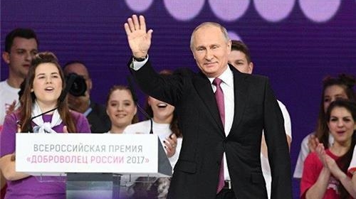 푸틴 대통령, 4기 도전 내년 3월 대선 출마 공식 선언