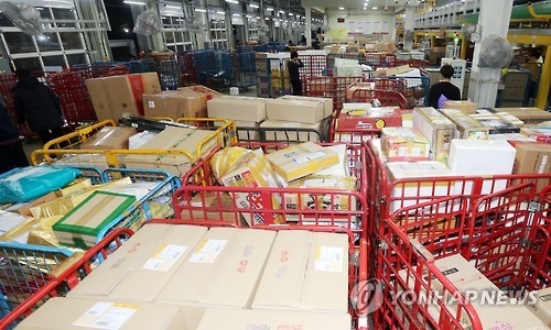 폭설·한파로 남부지방 우편물 120만통 배달지연