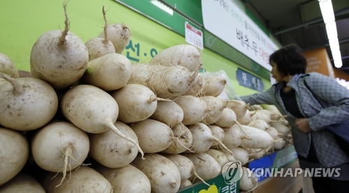 1월 소비자물가 1.0％↑…농산물값 하락에 17개월만에 최저