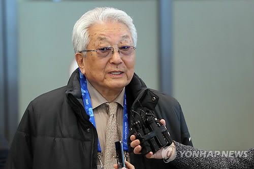 '평창이 마지막' 장웅 북 IOC 위원 방한 "올림픽 성공 확신"