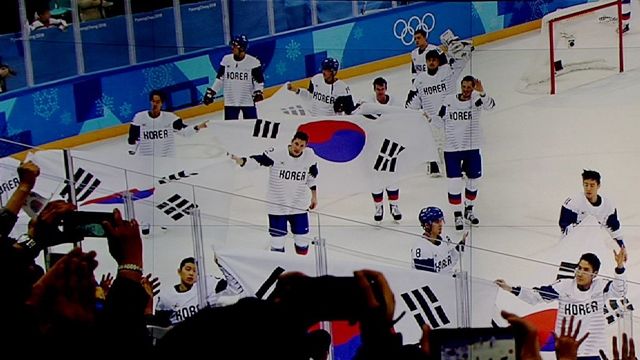 남자 아이스하키, 첫 올림픽 4전 4패…"희망을 보았다"