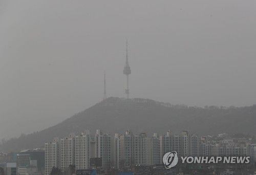 황사 '공습'…인천 강화, 경기 북부·동부 미세먼지 경보