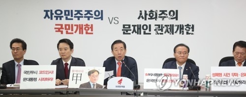 한국당, '갑질 외유' 김기식 고발…"청와대 적폐청산 이중잣대"