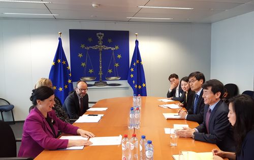 허욱 방통위 부위원장 "EU 집행위와 개인정보 협력" 논의