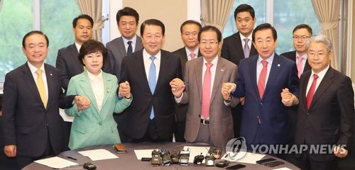 야3당, 드루킹 특검·국조 공동추진…"특검 수용시 국회정상화"