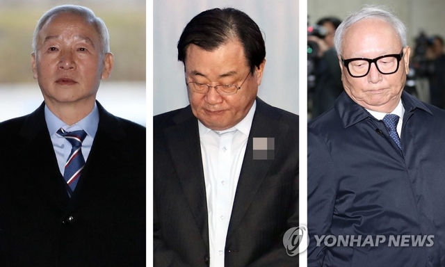 '특활비 상납' 남재준 징역3년…이병기·이병호 징역 3년6개월