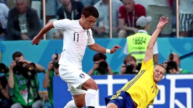 한국 대표팀, 스웨덴전 1-0 패배…비디오 판독 PK 허용