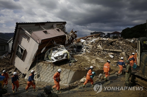일본 폭우피해 눈덩이…사망자 130명 육박·실종자 최대 86명