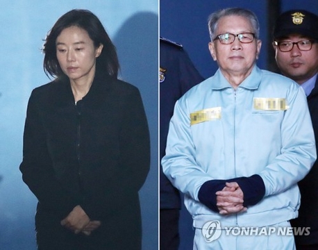 '문화계 블랙리스트' 김기춘·조윤선, 대법 전합에서 사건 심리