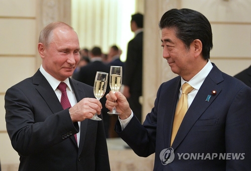 일본 아베 총리, 10~13일 러시아 방문…푸틴·시진핑과 회담