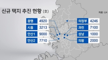 수도권 7개 도시 신규택지 검토…과천·안산엔 '미니 신도시급'