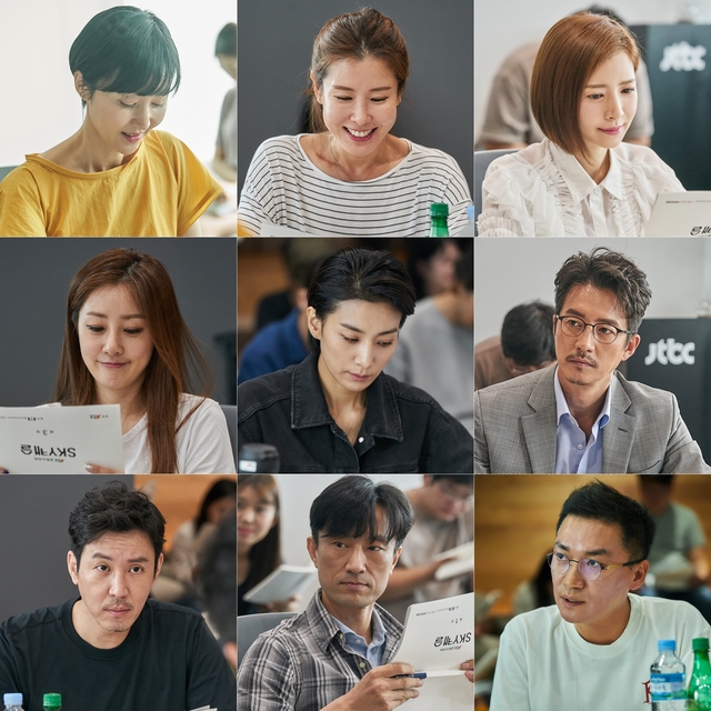 JTBC 'SKY 캐슬'로 집합! 믿고 보는 배우들의 대본연습 현장