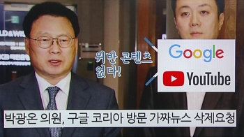 [국회] 민주당, 유튜브 영상 104개 삭제 요청…구글은 거부
