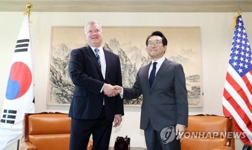 폼페이오-김영철 회담후 한미 북핵수석대표 협의 추진