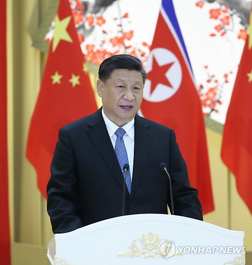 시진핑 "한반도 문제 정치적 해결은 대세…지속적 대화 필요"