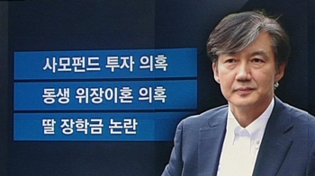 '사모펀드-동생 위장이혼-딸 장학금'…조국 논란 쟁점들