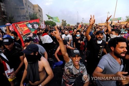 이라크, 반정부 시위 격화로 사상자 속출…"사흘간 33명 사망"