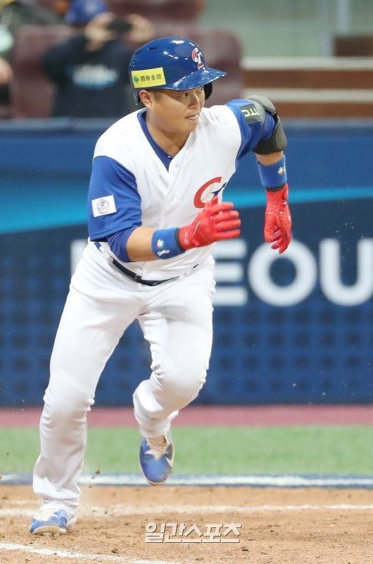 2017년 월드베이스볼클래식에 출전했던 후친룽의 모습