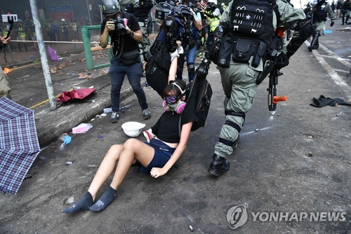 미, 홍콩 시위현장 무력 규탄…"자유 존중하라" 중국에 촉구