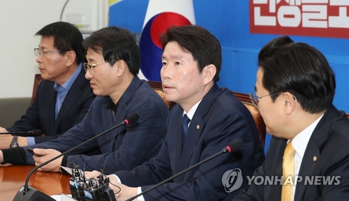 이인영 "한국당과 더 이상 대화 무의미…협상의 정치 종언"