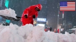 미 동부, 3월의 눈폭풍에 '비상사태령'…도시기능 마비