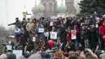 "푸틴 탄핵" 구호까지…러시아서 대규모 반정부 시위