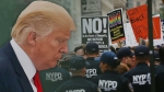 트럼프 사저 앞 '성난 시위대'…"뉴욕은 당신을 증오해"
